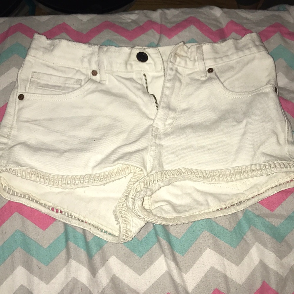 White shorts